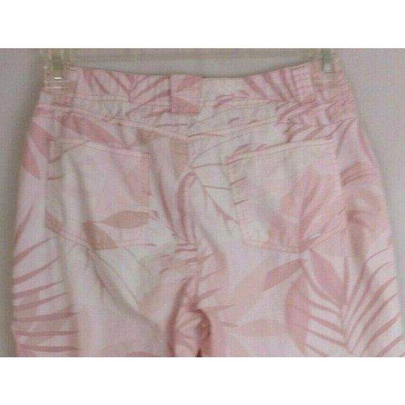 Jamaica Bay Petite Discover Paradise Women's Pink Tropical Floral Design Size 4P - Picture 1 of 9